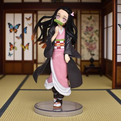 19cm/7.5in Anime Demon Slayer Figur Nezuko Figur Sammlung Statue Modell Spielzeug Geschenk