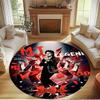 Michael Jackson Print Round Rug, Washable Floor Carpet, For Entryway Dorm Laundry Room Office Study, Home Decor Birthday Christmas Gift