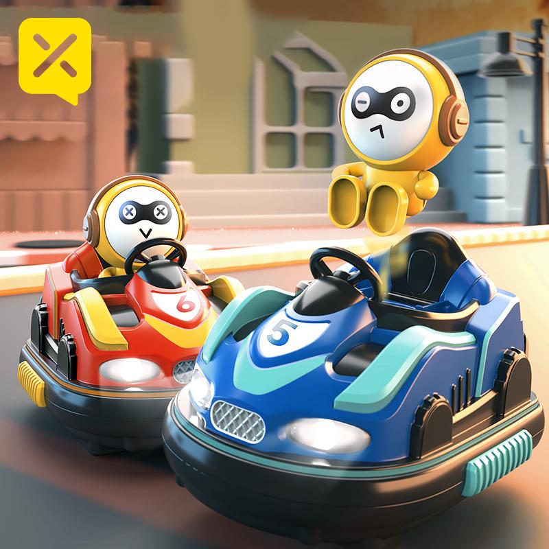 Çarpışan Araba Uzaktan Kumandalı Araba Oyuncak İki Kişilik Savaş Ebeveyn-çocuk Çocuklar Yarış Drift Off-road Elektrikli Erkek Araba Doğum Günü Hediyesi