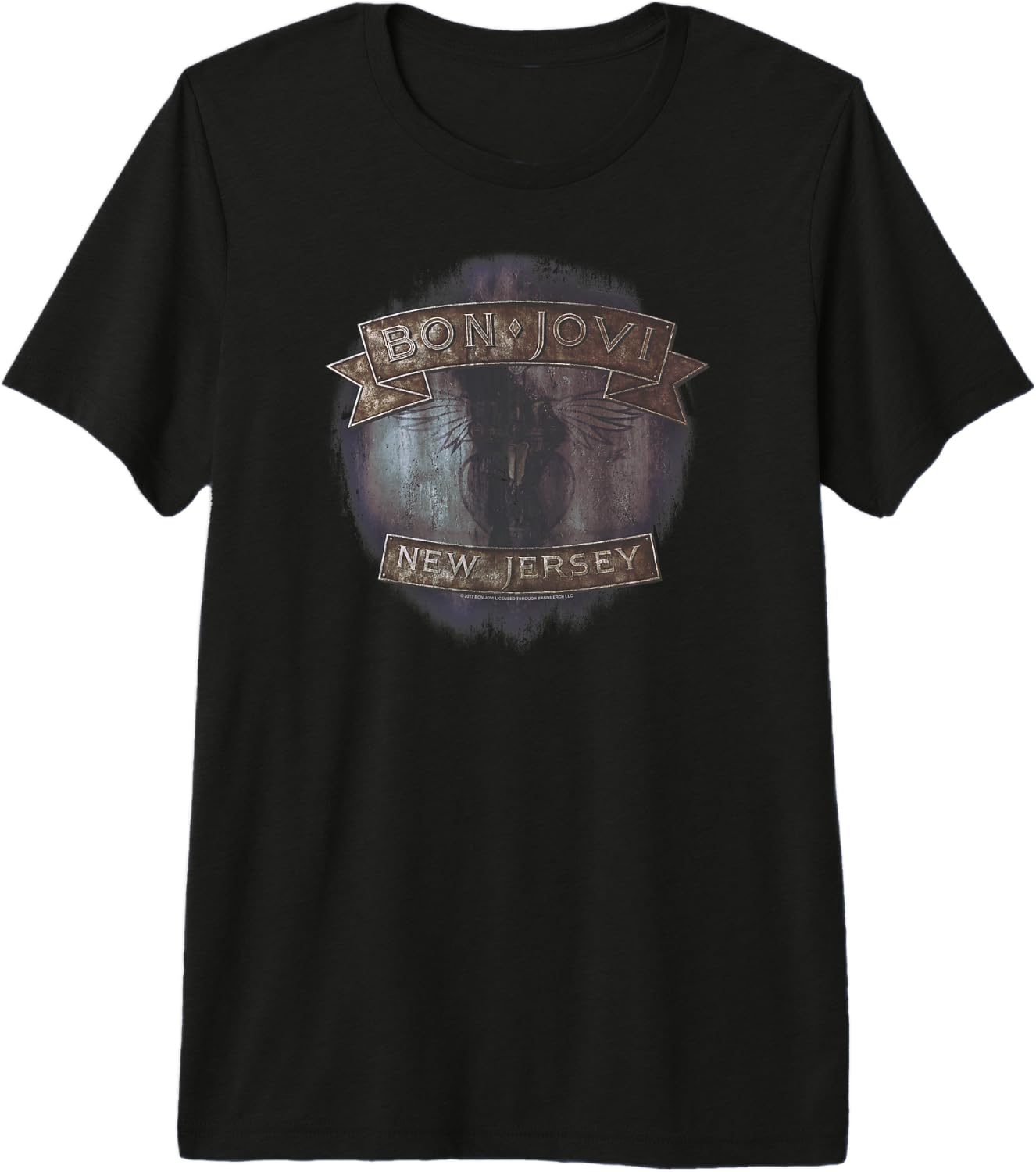 Bon Jovi New Jersey distressed band T-shirt XL