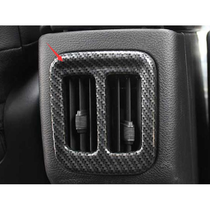 Carbon Fiber Rear Air Outlet Vent Cover Trim For 2017- JEEP Compass 1pcs