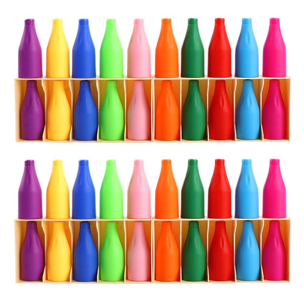 2Set Creative Bottle Matching Game Logical Thinking Montessori Color Sorting Toys Family Party