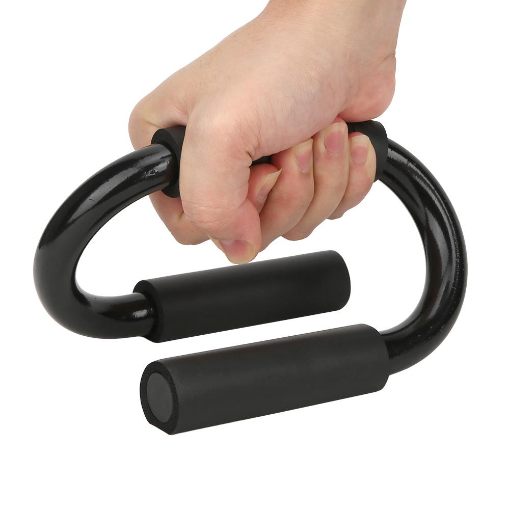 2Pcs S shape Push Up Bar Bracket Chest Muscles Foam Exercise Training Indoor Fitness Equipment(S shape Push Up Bracket )