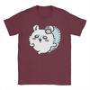 Chiikawas Momonga Flower Cute Bear T Shirts Mens  100 Cotton Vintage TShirt Round Collar  Tees Short Sleeve Clothes 4XL 5XL