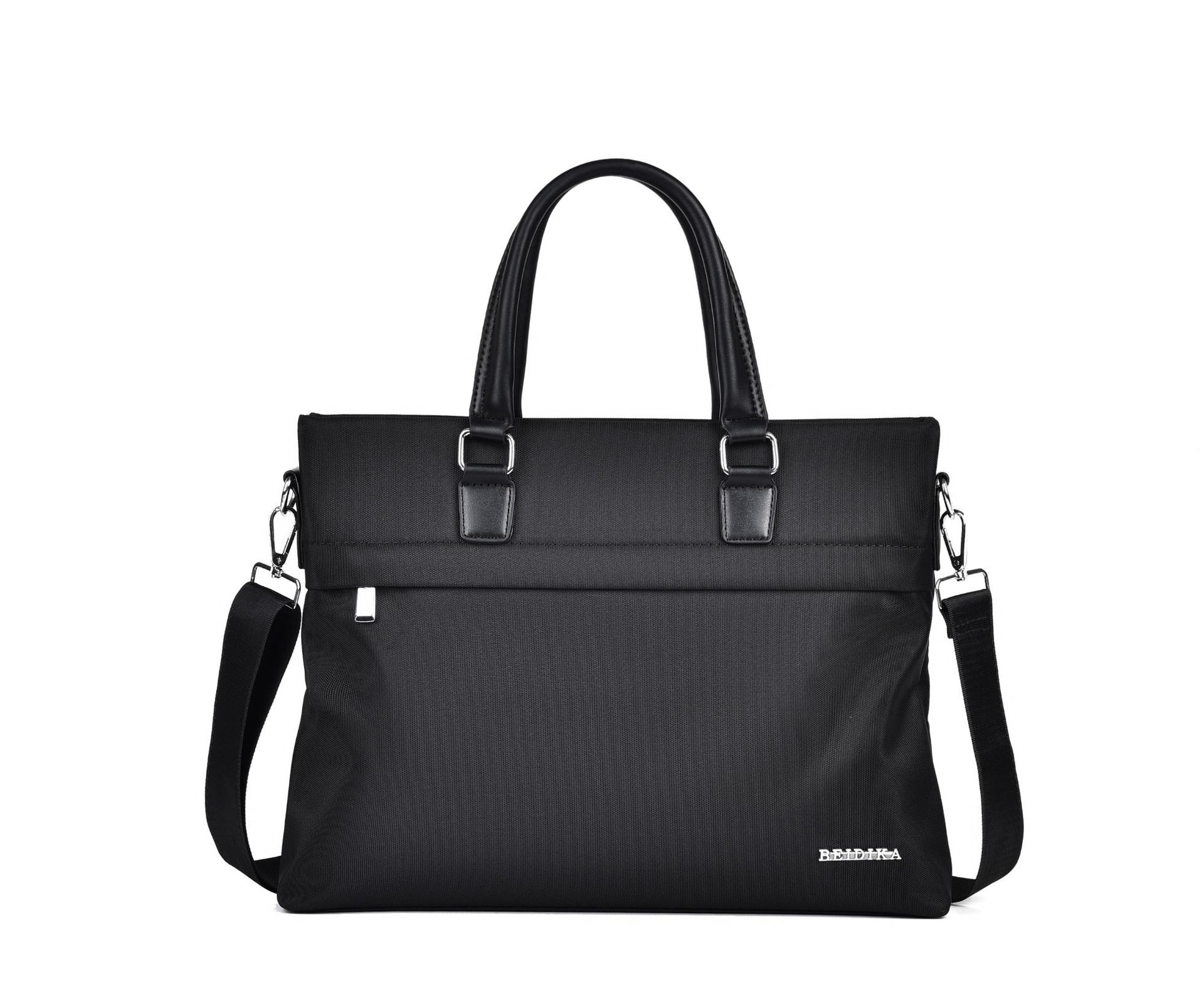 

Мужская сумка, модная, деловая, для поездок на работу, офисная сумка, большая вместительная сумка для ноутбука чёрный