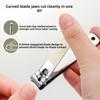 Carbon Steel Nail Clippers Set With Polishing Heads For Home And Travel Use
