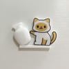 4 Pieces Acrylic Cat Whisker Jar Magnetic Keepsake Bottle Magnet Acrylic Pet Memorial Decor for Family Friends Students Adults