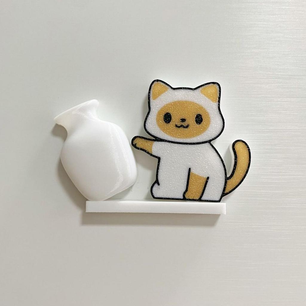 4 Pieces Acrylic Cat Whisker Jar Magnetic Keepsake Bottle Magnet Acrylic Pet Memorial Decor for Family Friends Students Adults