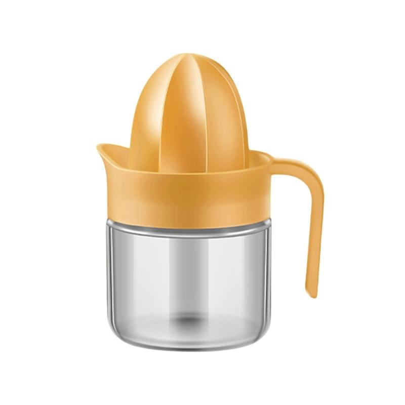 Citrus Juicer Manual Handheld Squeezer for Lemon Limes and Tangerines with Comfortable Grip Handle 280/450ml Capacity