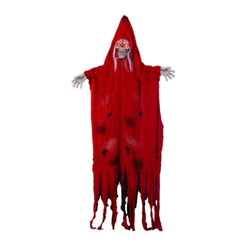 

Halloween Hanging Skull Horrible Glowing Skull Party Props Theme Party Hangings Yard Decoration Halloween Skull Props 1