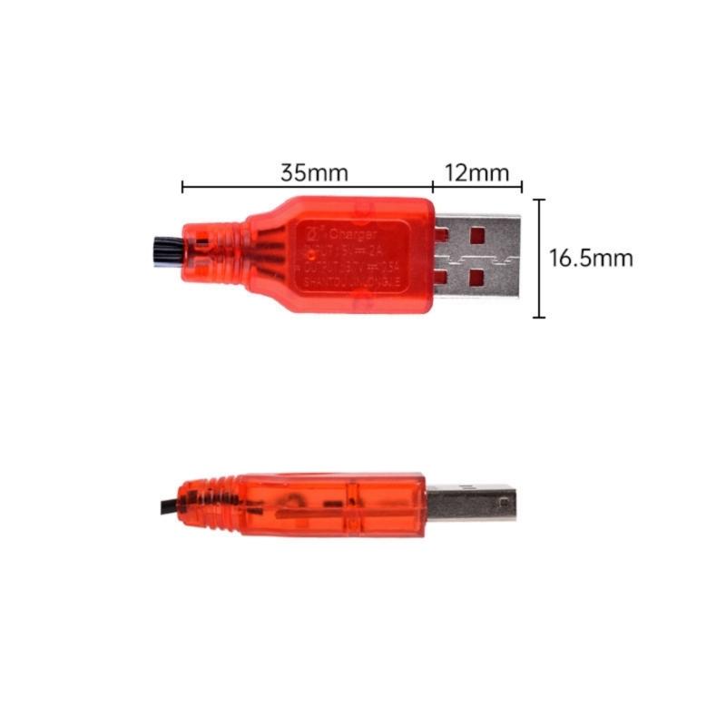 SM4P USB Charging Cable SM4P Charger LED Indicators For 7.4V LithiumBattery RCModel Vehicles Boats Remote Controlled Toy
