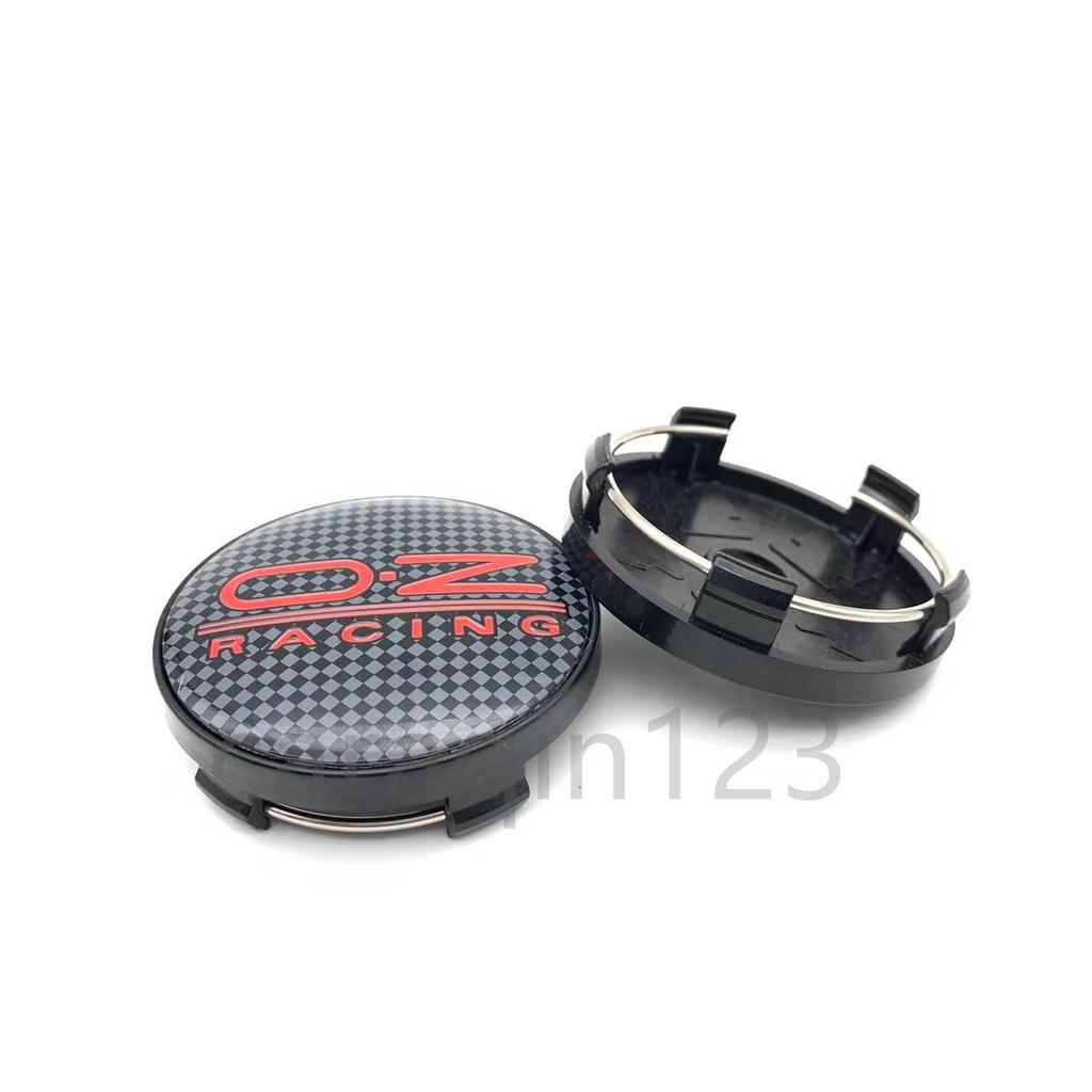 4 ΤΕΜΑΧΙΑ 60mm OZ Racing Καλύμματα Κέντρου Τροχού Αυτοκινήτου Σήμα Εμβλήματος Λογότυπο Τροχού Ετικέτα Αξεσουάρ Στυλ Αυτοκινήτου