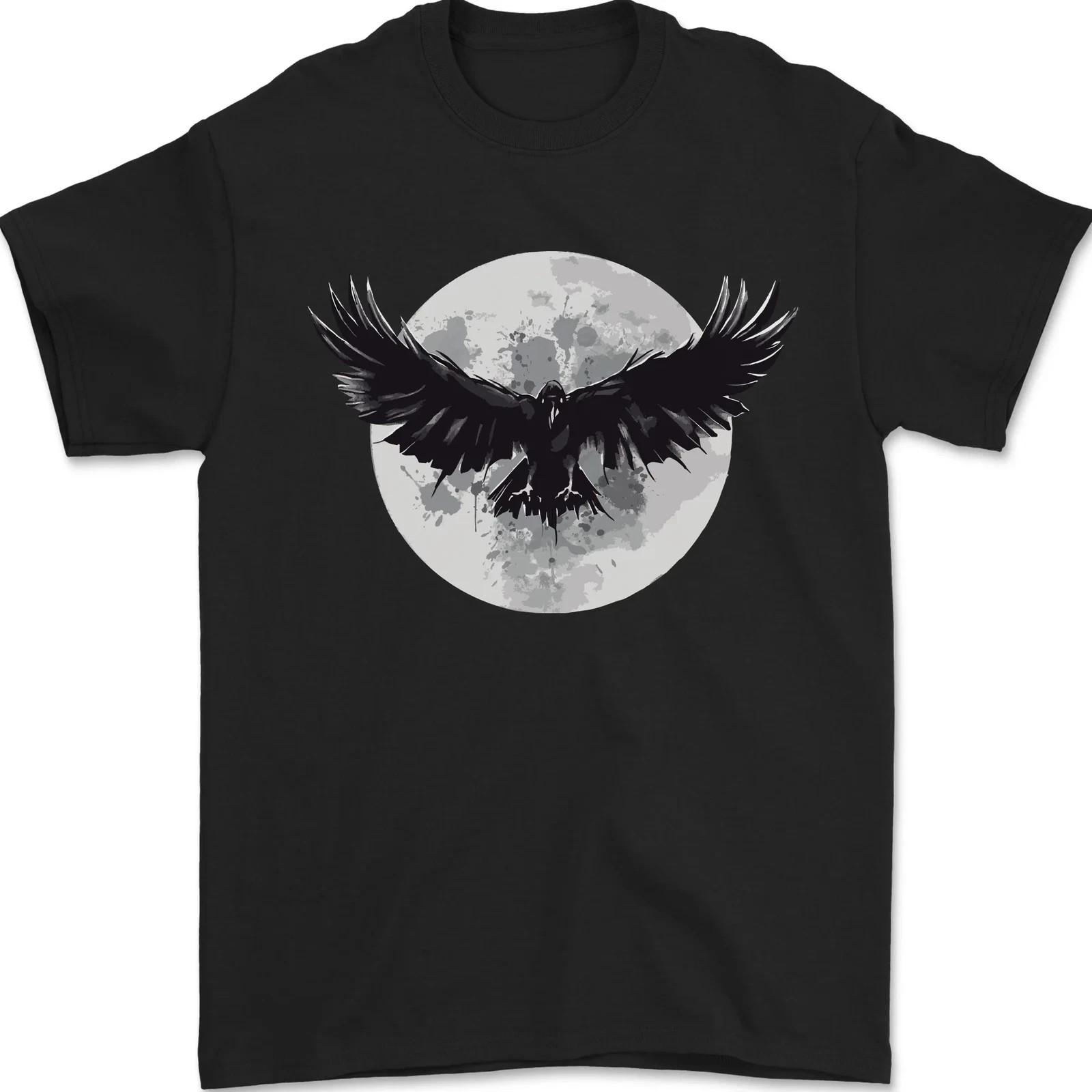Мужская футболка Raven Moon Vikings 100% Хлопок S разноцветный