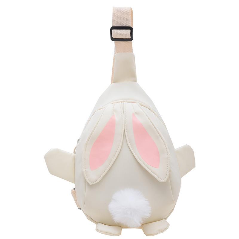 

Детские сумки Маленькие сумки для девочек Нейлоновые сумки-мессенджеры для девочек Милые сумки-кролики Модные сумки через плечо Нагрудные сумки белый