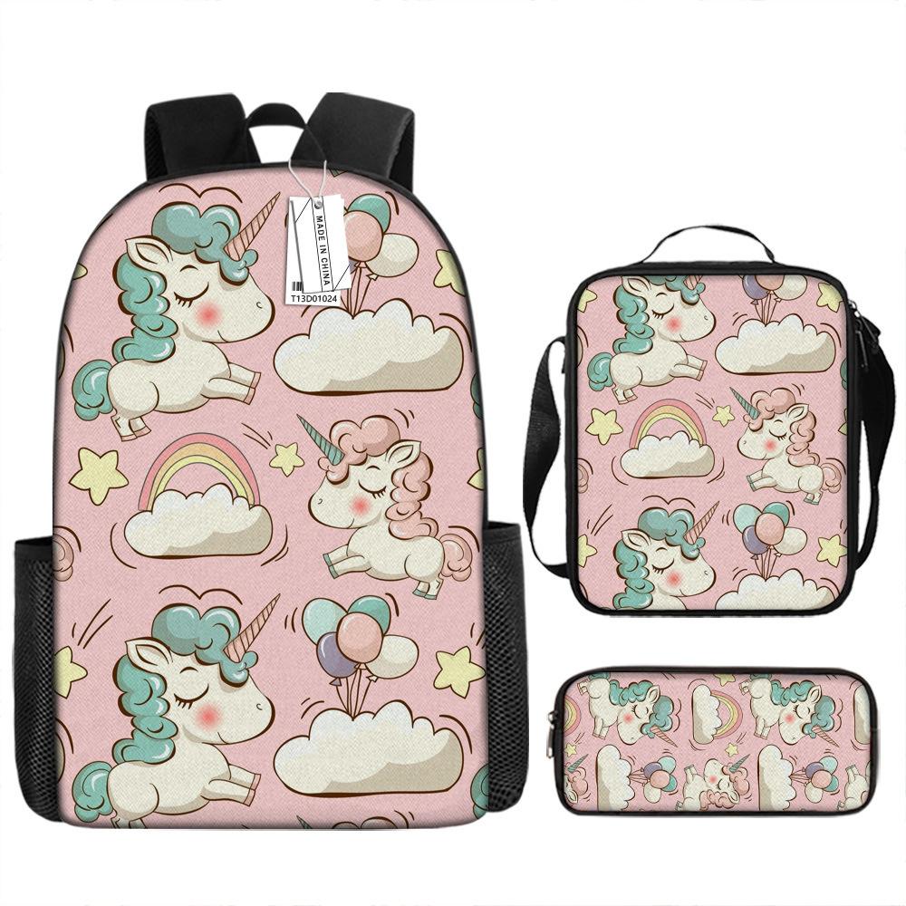 Kindergarten children's school bag unicorn primary school bag small class large class boys and girls reduce the burden of backpack