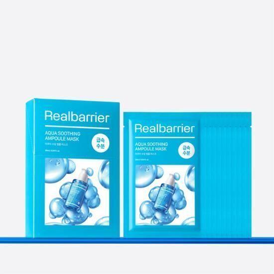 

Real Barrier Mask 10 sheets (choose 1 of 3 types) (barrier/moisture/cooling) Aqua Soothing Ampoule Mask 10 sheets