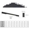 120cm Linear Bar Light LED Ceiling Lamp Surface Mounted Long Strip Grille Light Living Room Office Spotlight Floodlight 45W