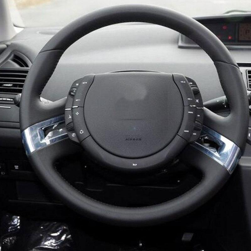 For Citroen C4 Classic 2012 2013 2014 2015 2016 Steering Wheel Trim Cover Decoration Sticker Styling Interior Accessories