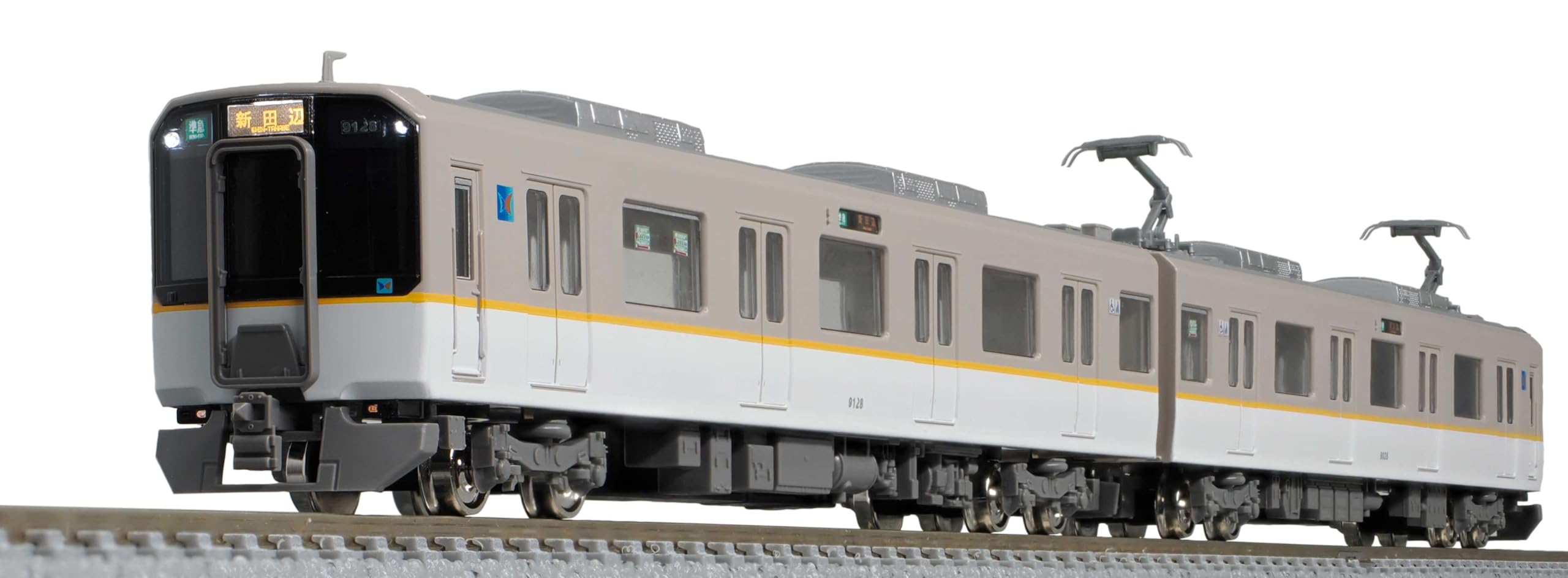 

Зеленый Макс N Gauge Kintetsu 9020 Series Kyoto Nara Line Дополнительный набор из 2 вагонов Без электропитания 31968 Модель поезда железной дороги