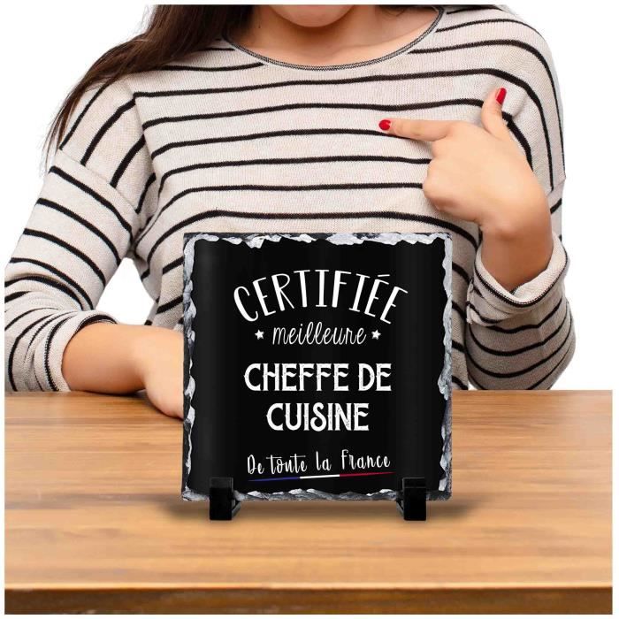 Certified Best Head Chef In All of France Black Frame | Office Idea Gift Work Colleague
