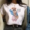 Women T Shirt Fashion Casual Female Print Shirt Loose Women Oneck Tops Harajuku 90s Girls Kawaii T Shirt Korean Style Clothes