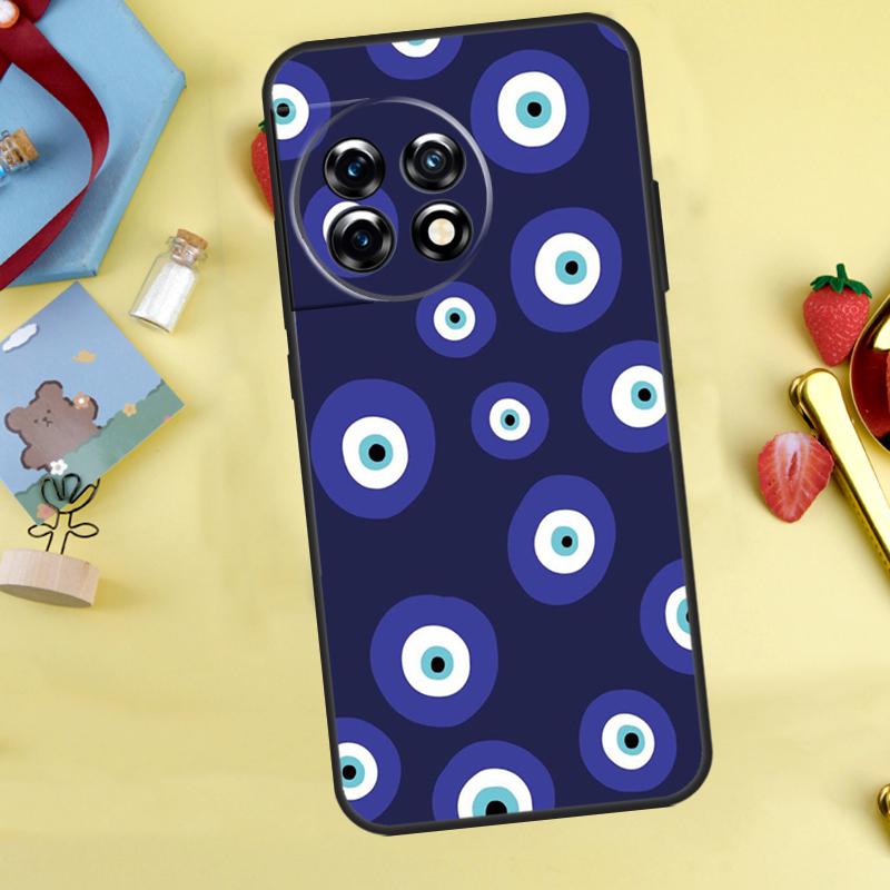 Evil Eyes Case For OnePlus 13T 13R 12 12R 15 13 11 10 10T 8T Nord 5 CE 2 3 4 Lite Nord N20 N30 Cover