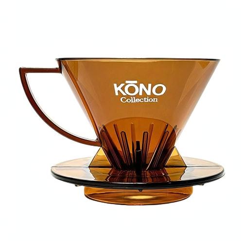 

Prestigious KONO Coffee Dripper, 2024 Autumn Limited Edition Color, 1-2 Cup Capacity, Brown, Transparent, Clear Brown, MDN-21TBR