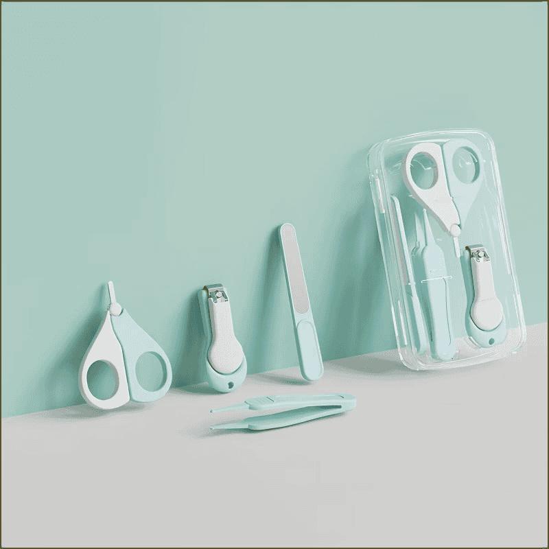 Newborn Anti-Pinch Nail Clippers: Durable, Portable Baby Care Scissors