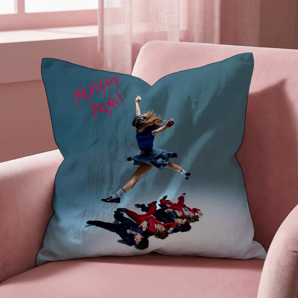 COOL M-ManeskinS Cushion Cover Multi-Scene Pillow Cover for Home & Car - Reversible, Soft & Durable for Daily Use