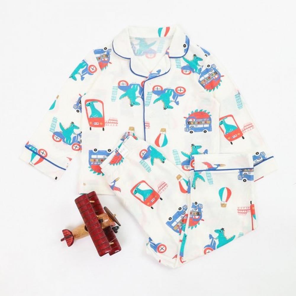 Organicmom Modal Long Kids Pajamas Mjsssw07 100