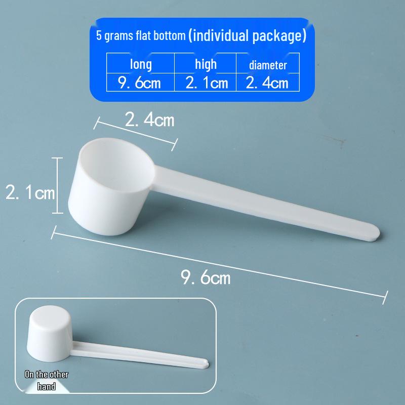 Individually Packaged Disposable Plastic Measuring Spoons: 1g, 3g, 5g, 10g, 15g for Liquid & Powder
