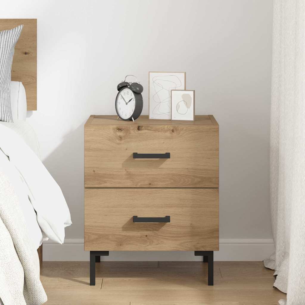 Nightstand Artisan Oak 40 x 35 x 47.5 cm Engineered Wood