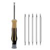 Screwdriver Bit Set Chrome Vanadium Steel Magnetic Double Heads Screwdriver