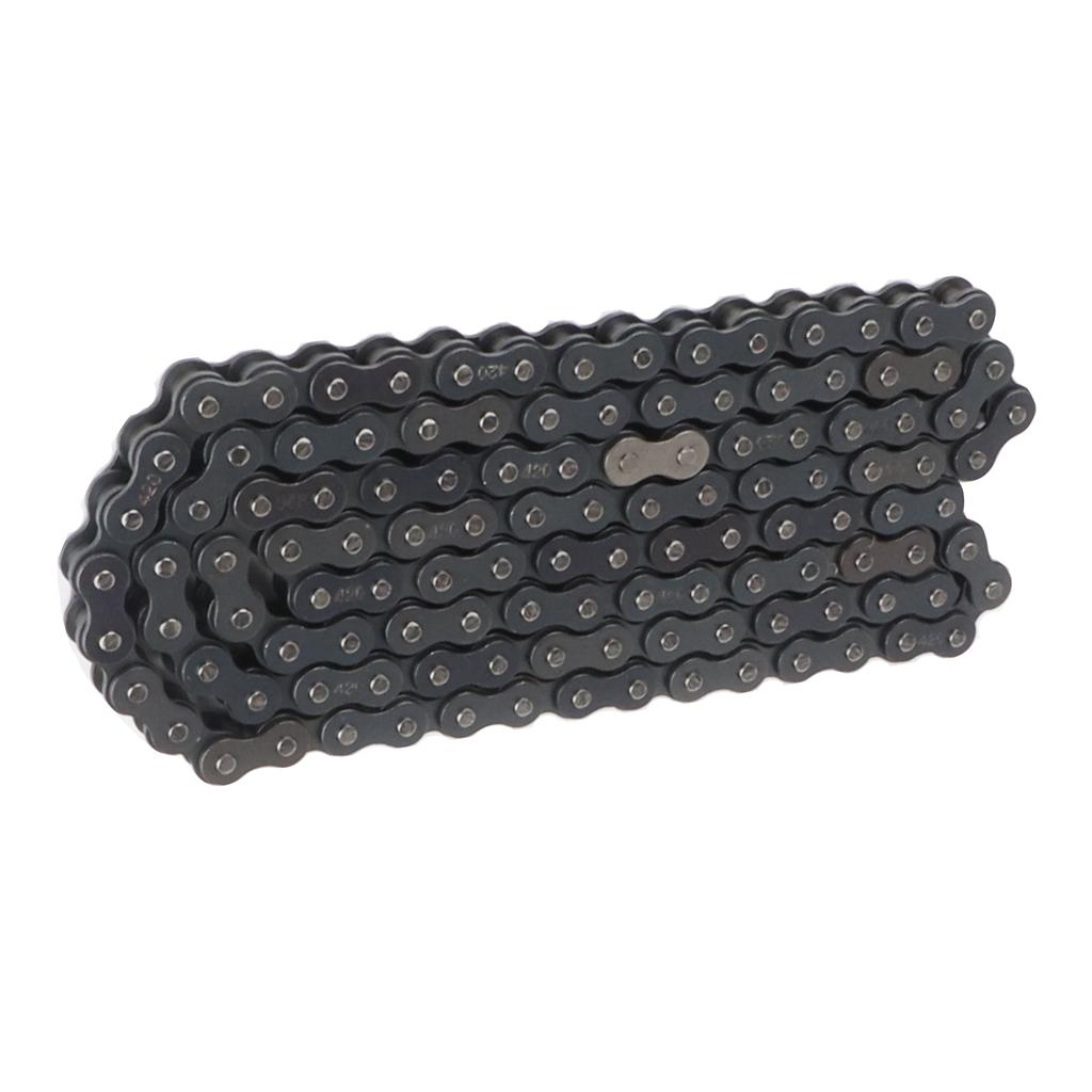 420 Chain 120 Links Replacement for ATV 110CC-250CC Off-road Motorcycle Modification Universal Thick Chain 420 Reinforced Chain