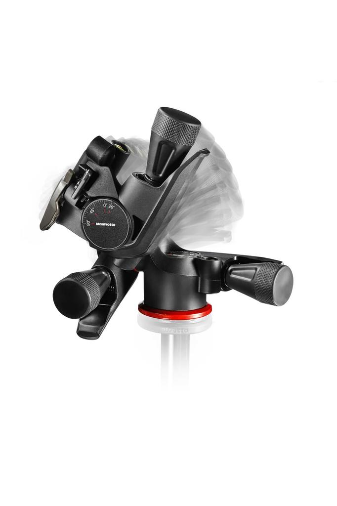 Manfrotto XPRO Geared Tripod Head JP A00058BMN 750g 4kg Load Precision Framing Photography Cleaning Cloth
