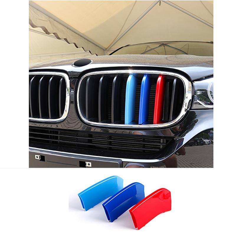 3st M Färg ABS Grillgaller Njurremsskydd för BMW X5/X6 2014-2016