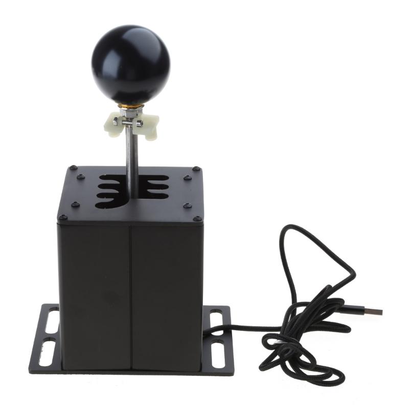 Upgraded Racing Game Gear Shifter 6+R/7+R Simulation Game H Gear Shifter Metal Alloy Lightweight Used for G27 G29 T300