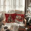 1pcs Christmas-themed Pillow Covers Set ,Suitable for Christmas home decoration pillowcase, without pillow core.