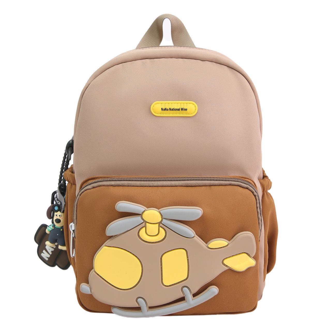 

2025 Kids Trendy Lightweight Cartoon Backpack for Boys & Girls хакі