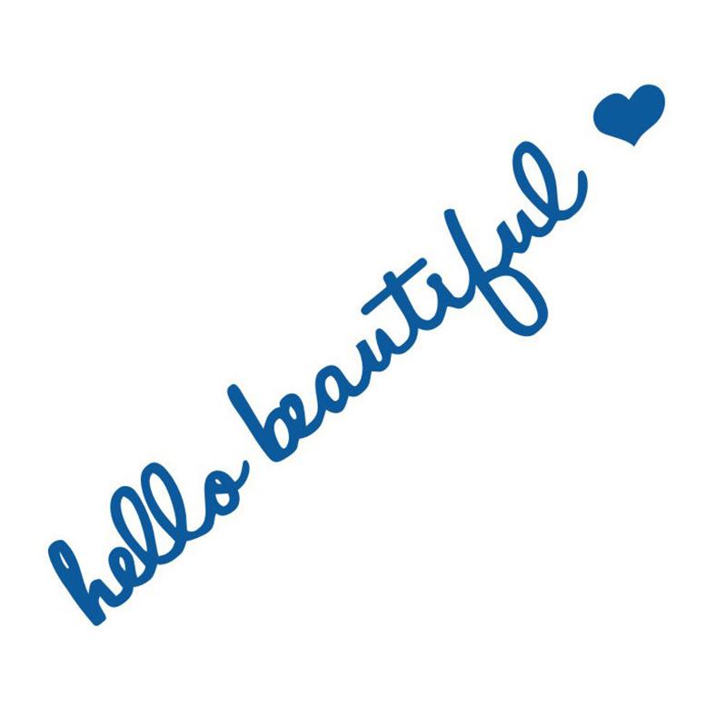 1PC Passenger Princess Star Car Mirror Stickers Decoration Rear View Mirror Auto Vehicle Vinyl Decal Sticker Interior Access