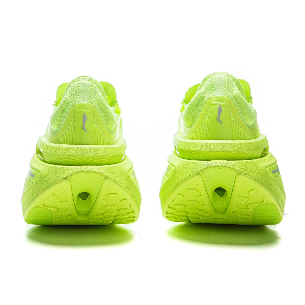 New LiNing Shadow 3.0 Cushioned Wear Resistant Breathable Rebound Low Top Running Shoes Unisex Neon Yellow Green ARRU005-26