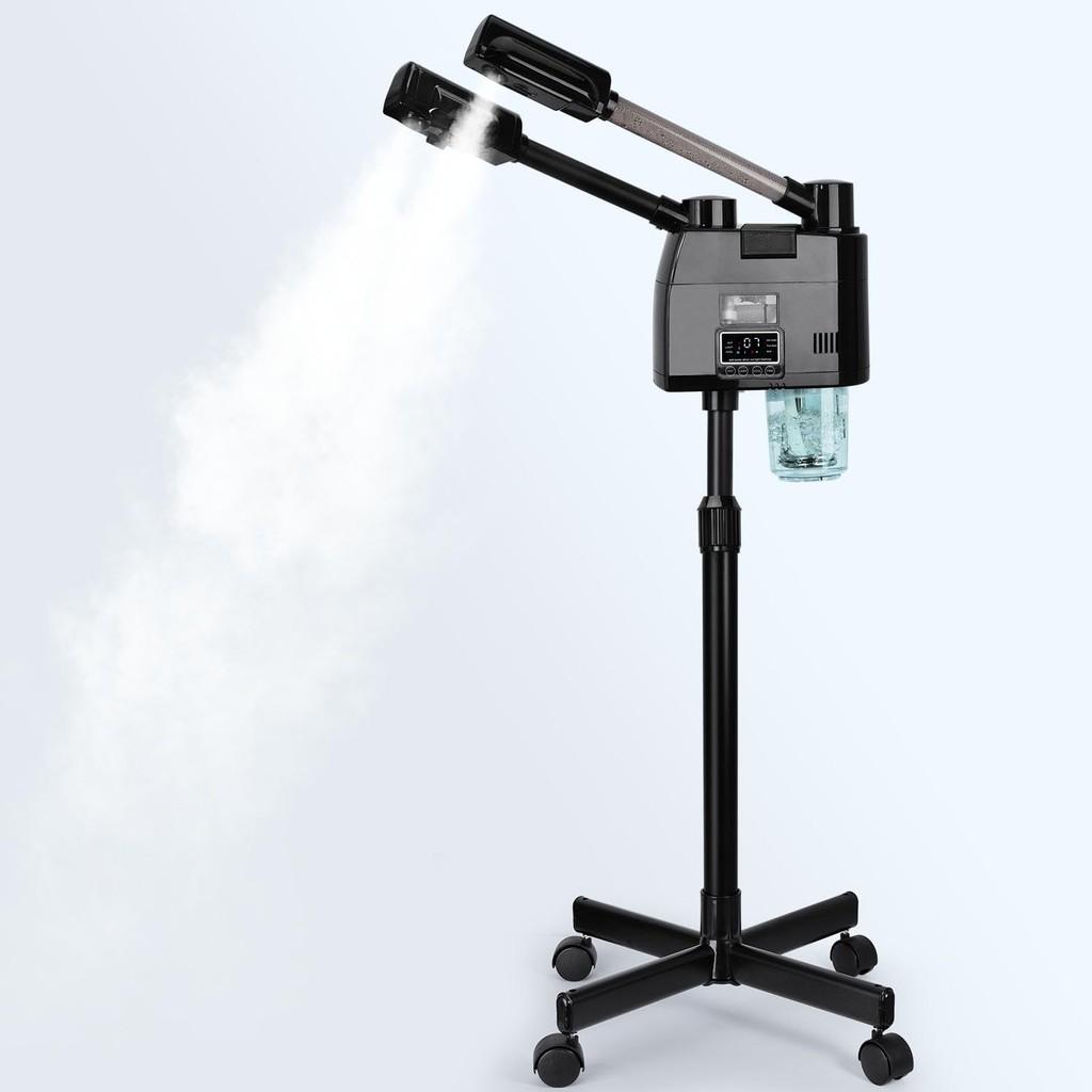 Cool/Hot Double Mist Face Sprayer Beauty Salon Face Spray Water Replenishing Instrument Professional 2 in 1 Facial Steamer