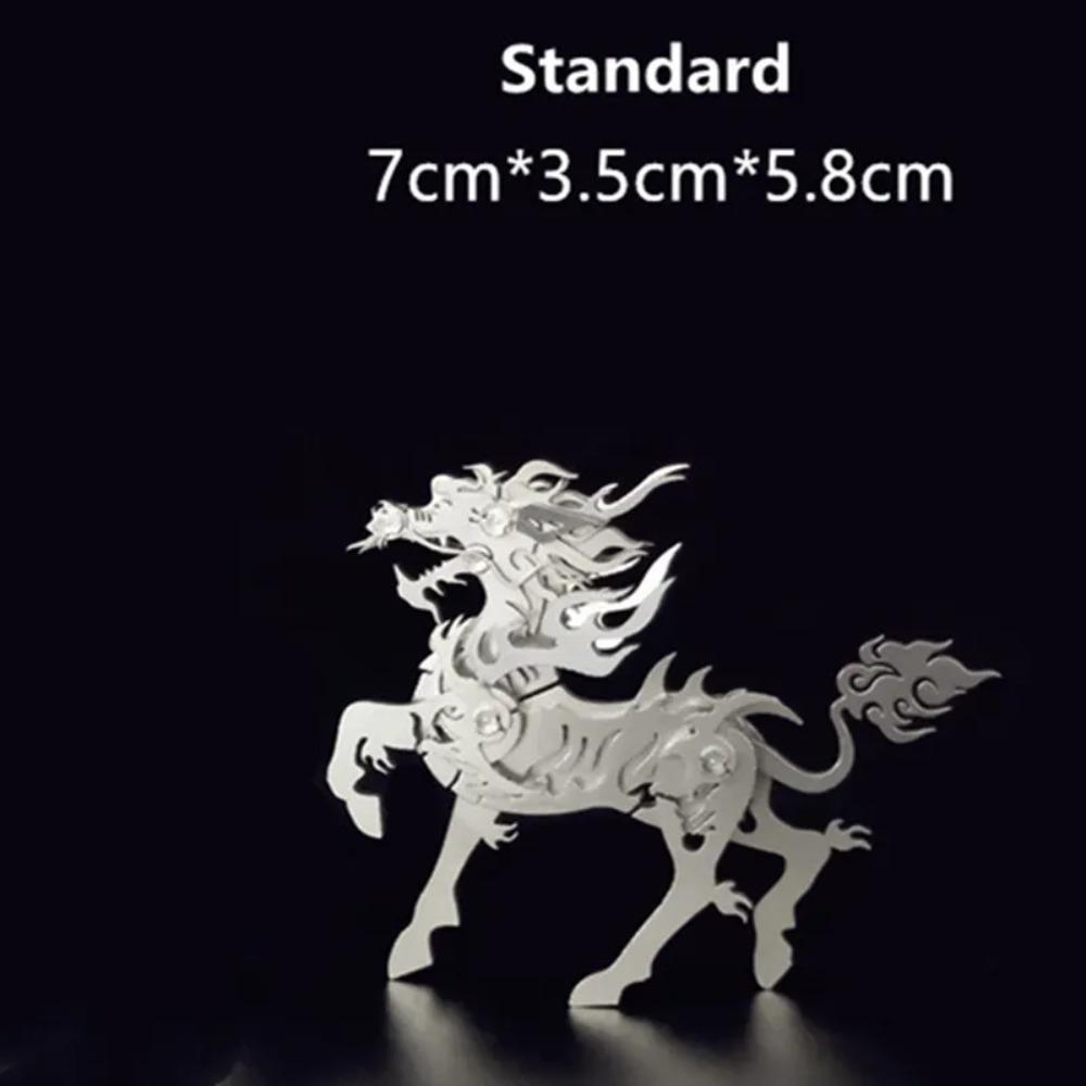 Microworld 3D Metal Animal Puzzle Games Steel Warcraft DIY Kits Detachable Jigsaw Birthday Gifts Toys For Home Decorative