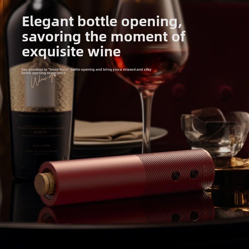 1 PCS Automatic Rechargeable Wine Corkscrew – One-Click Electric Bottle Opener for Bar Kitchen Christmas Gifts1