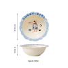Wu Tuo Original Cute Ceramic Pink Salad Bowl