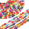 Synthetic Colour Turquoise Various Shapes of Colour Beads For Handmade Bracelet Necklace Keychain DIY Craft Jewelry Making Accessories