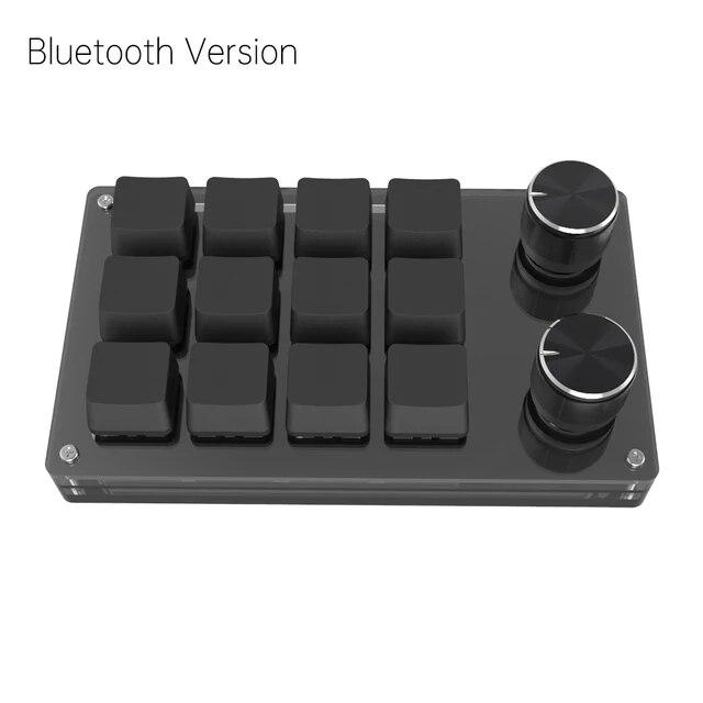 Programming Macro Gaming USB Custom Keyboard BT Volume Button Knob Photoshop Hotswap Socket Keypad Mechanical Blue Switch 9 Key