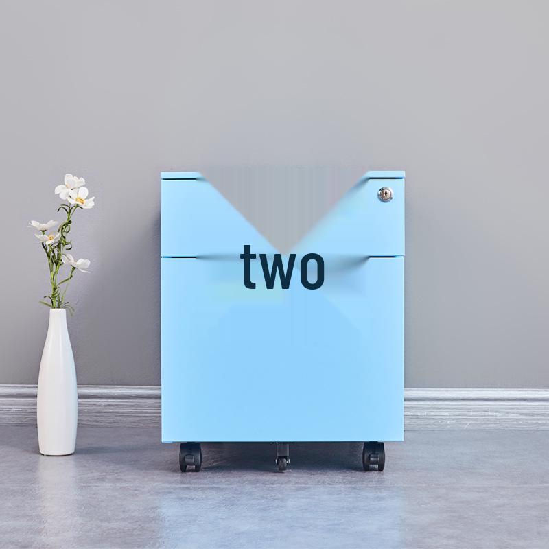 Mobile Metal Filing Cabinet with Lock - Under Desk Office Storage Drawer