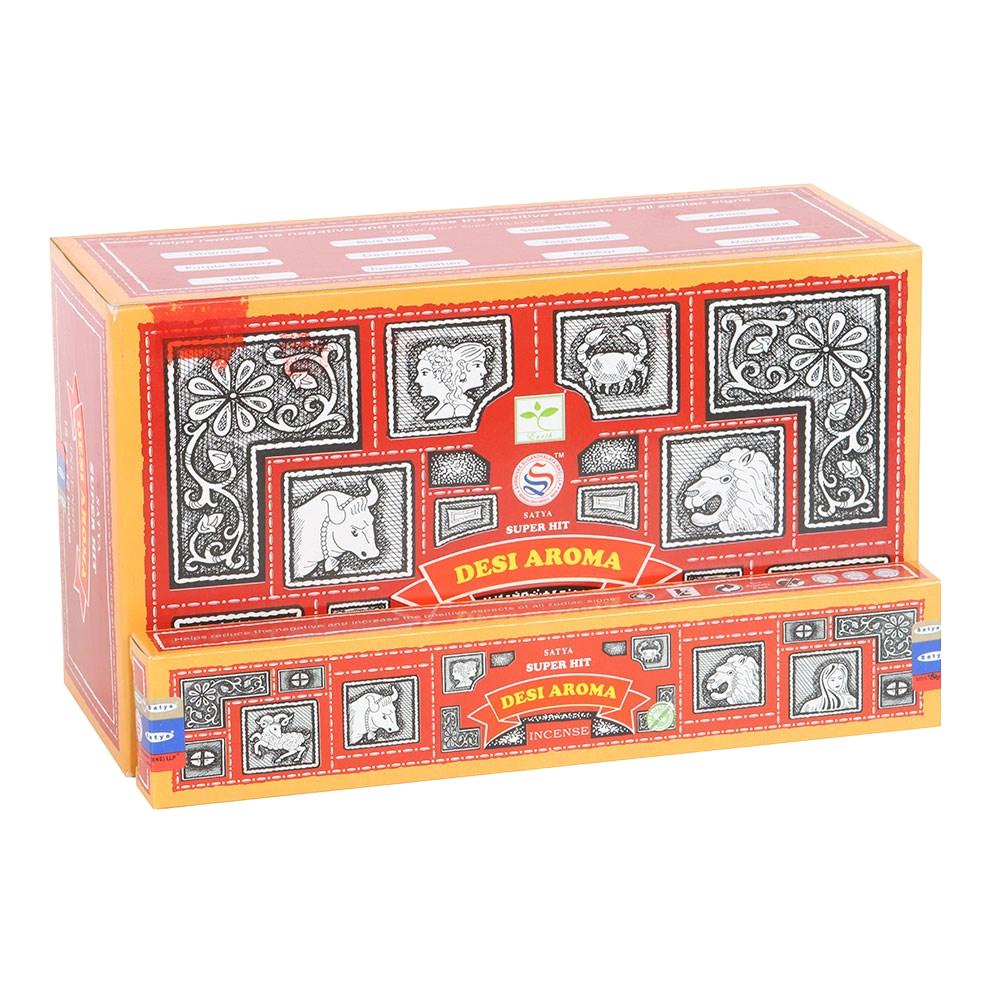 Satya Desi Super Hit Incense Sticks (Pack of 12)