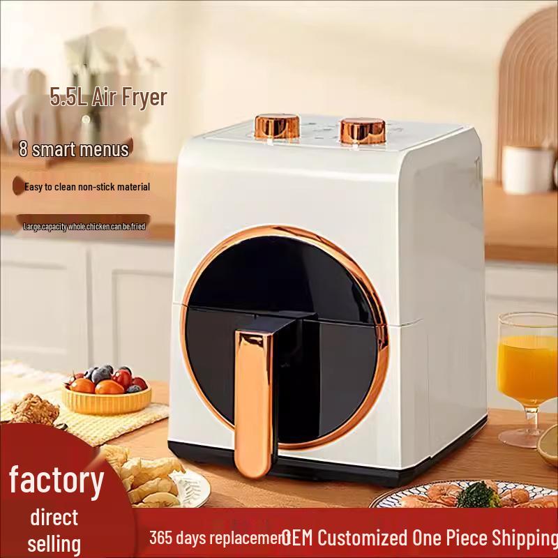 

Аэрофритюрница-духовка с антипригарным покрытием, без дыма, большой емкости, многофункциональная - переворачивать не нужно